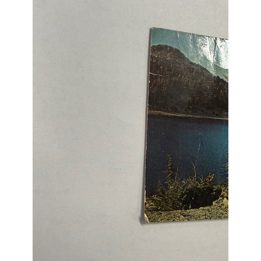 Vintage Lassen Peak Lake Helen Postcard Lassen Volcanic National Park CA S-1029 - Picture 7 of 13